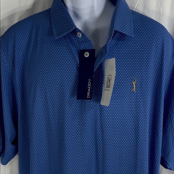 DRADDY SPORT PGA THE PLAYERS BLUE POLO SHIRT XXL NWT - Picture 4 of 8